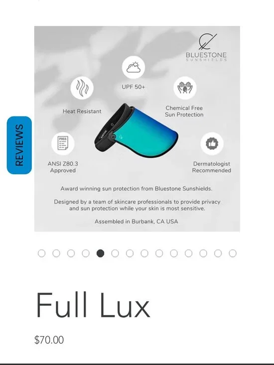 Bluestone Full Lux Sun Shield - Picture 3 of 6